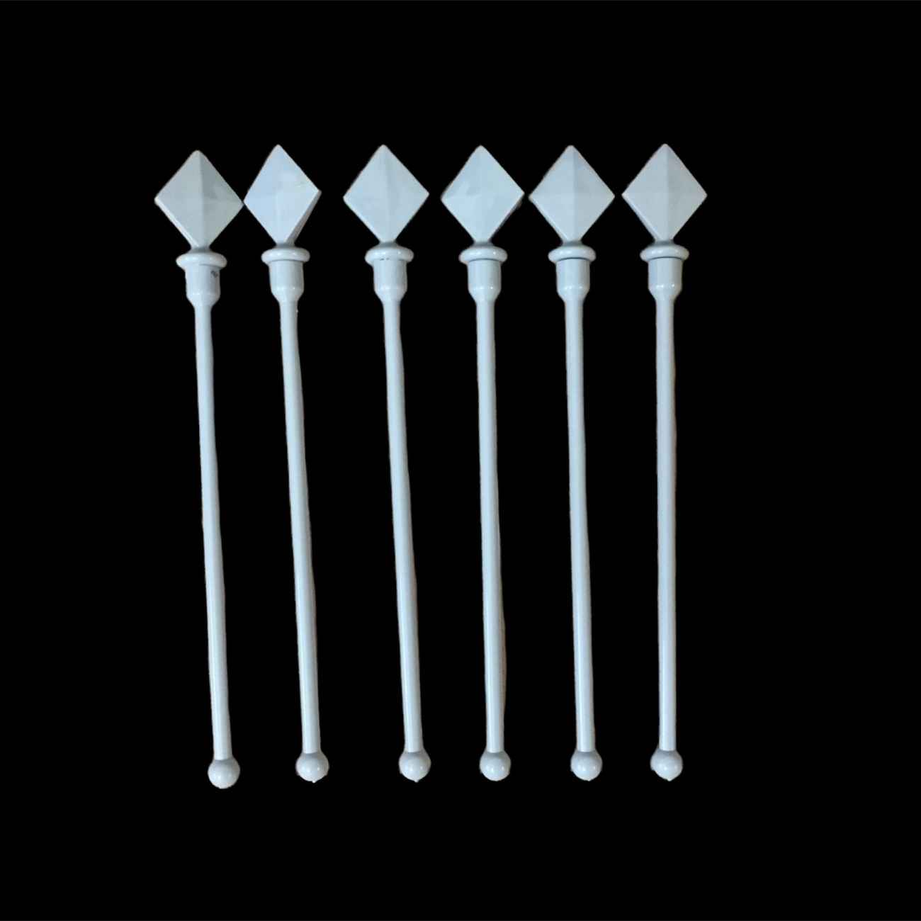 Kunststoff-Barlöffel – Ideal zum Mixen von Drinks, 6er-Pack