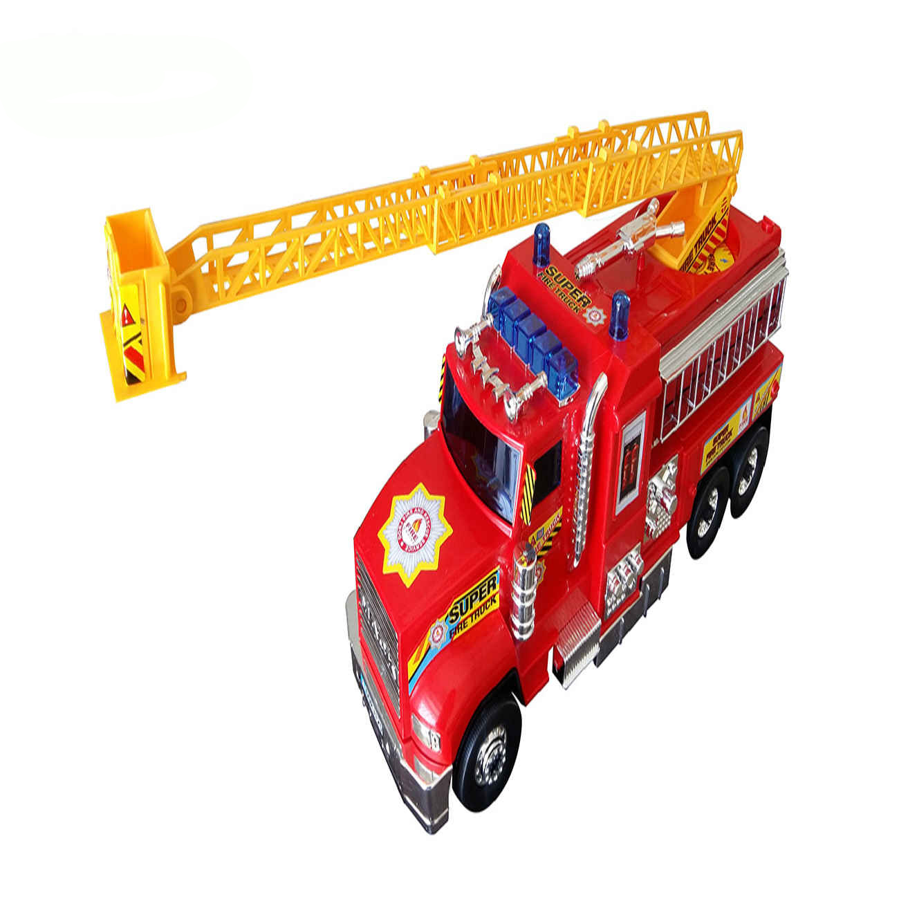 Leistungsstarker Feuerwehr-Spielzeugtruck – Mit ausziehbarer Leiter für realistisches Spiel