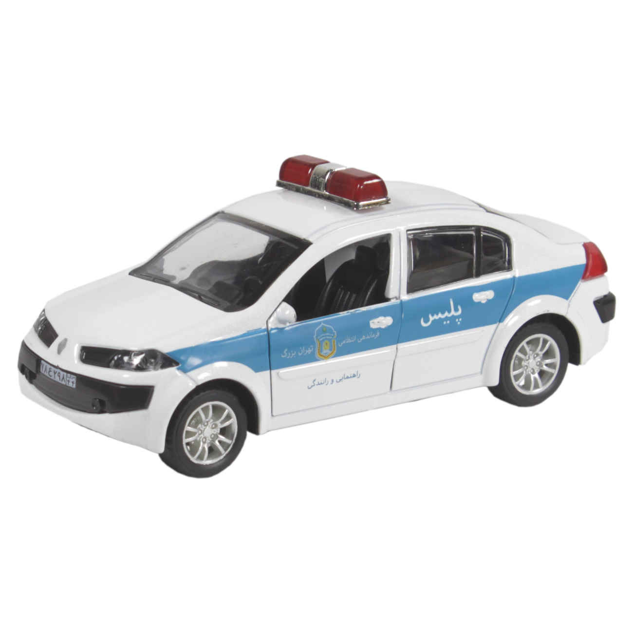 Renault Megane Spielzeugauto – Realistisches Verkehrspolizei-Modell