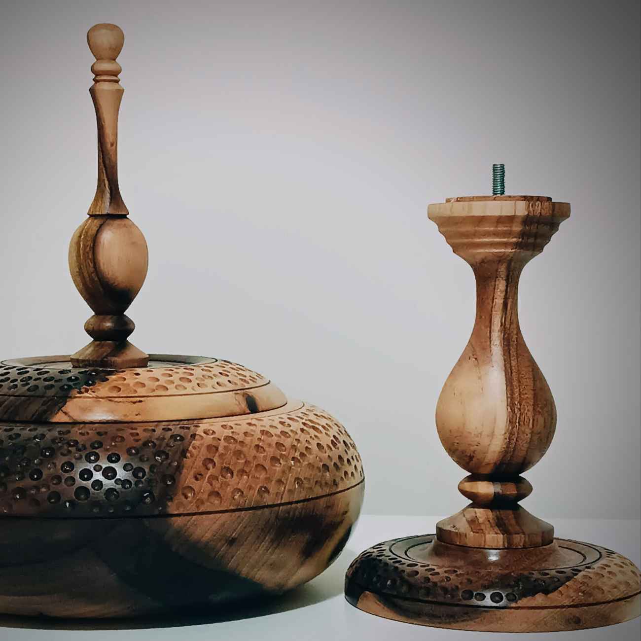 Holz-Bonbon-Schale – Fügt rustikalen Charme Ihrer Küche hinzu
