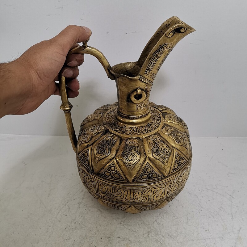 Antiker Messing-Rosewasser-Sprinkler – Für traditionelle Duftzeremonien