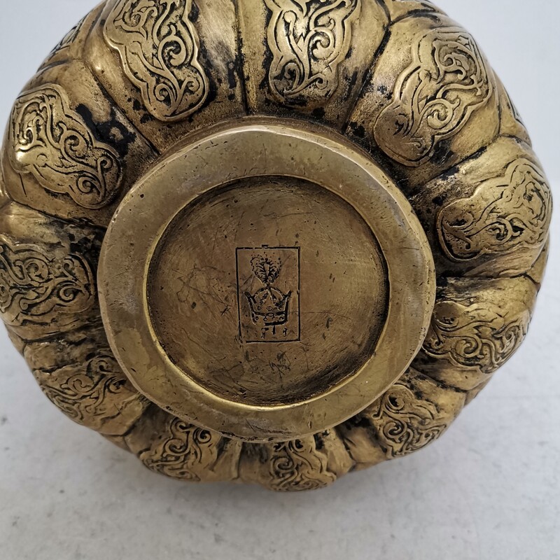 Antiker Messing-Rosewasser-Sprinkler – Für traditionelle Duftzeremonien