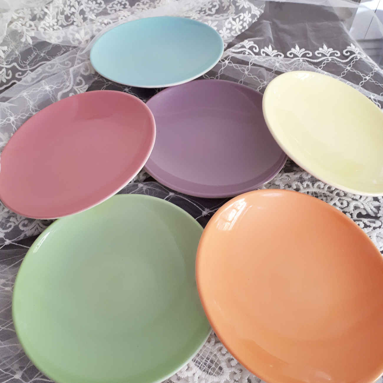 Eleganter Keramikteller – Langlebig, Stilvoll und Spülmaschinenfest (Set von 6)