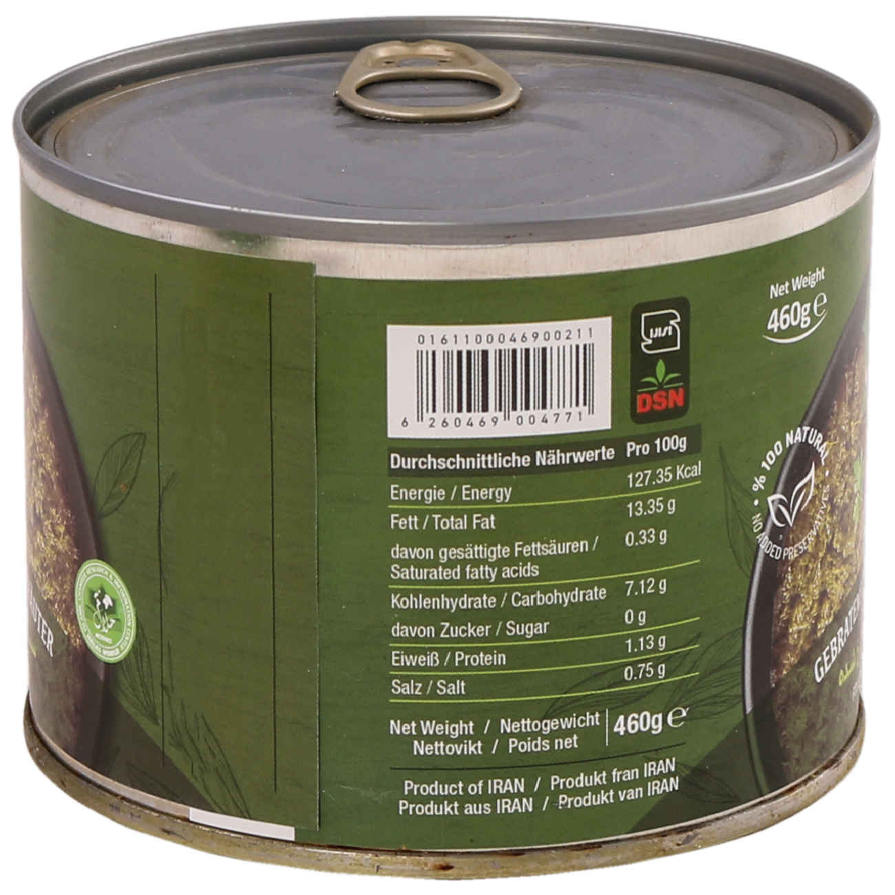 Gebratene Kuku Kräutermischung – Gilani Konserve, 460 g (Packung mit 5)