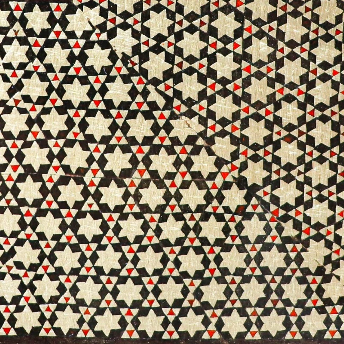 Handgefertigte persische Holzwanduhr – Khatam-Marquetterie-Kunst