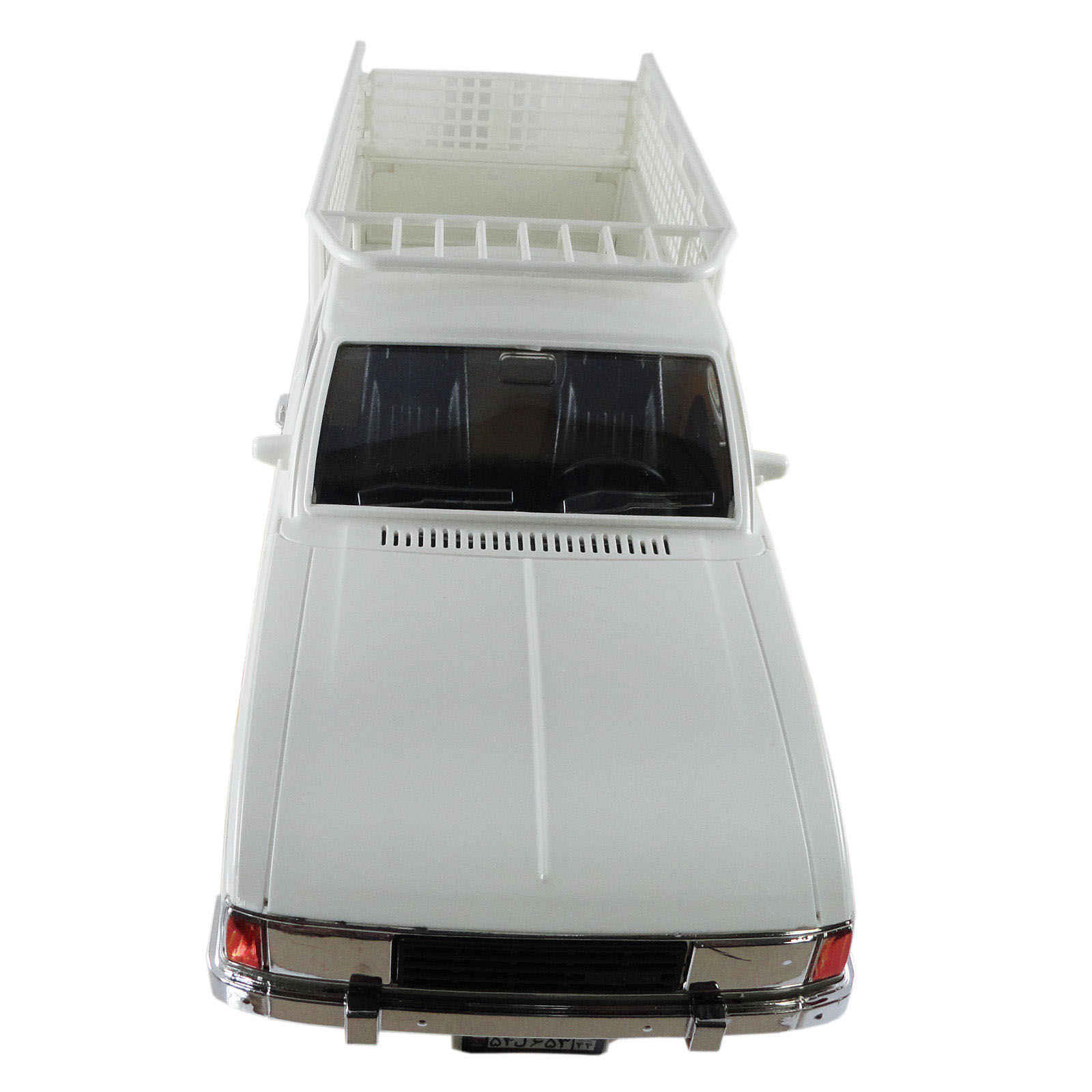 Iranisches Paykan Spielzeugauto – Pickup-Modell, Stück Geschichte in Weiß
