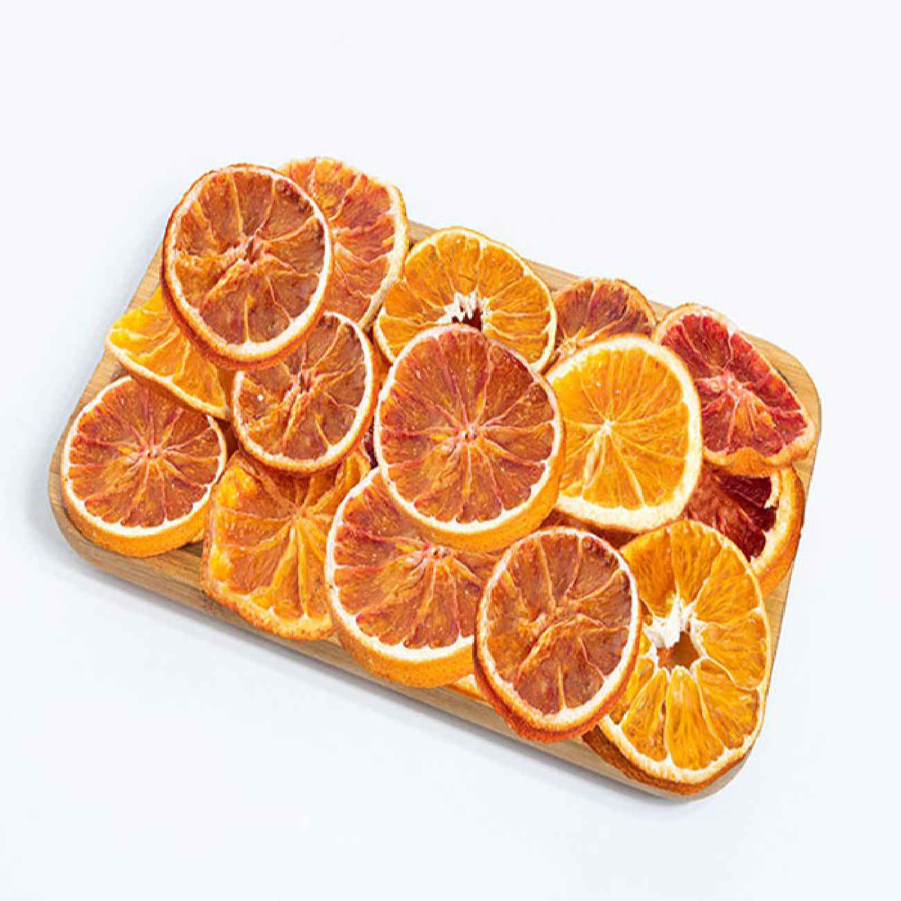 Natürlich getrocknete Orangenscheiben zum Snacken und Garnieren (250 g)