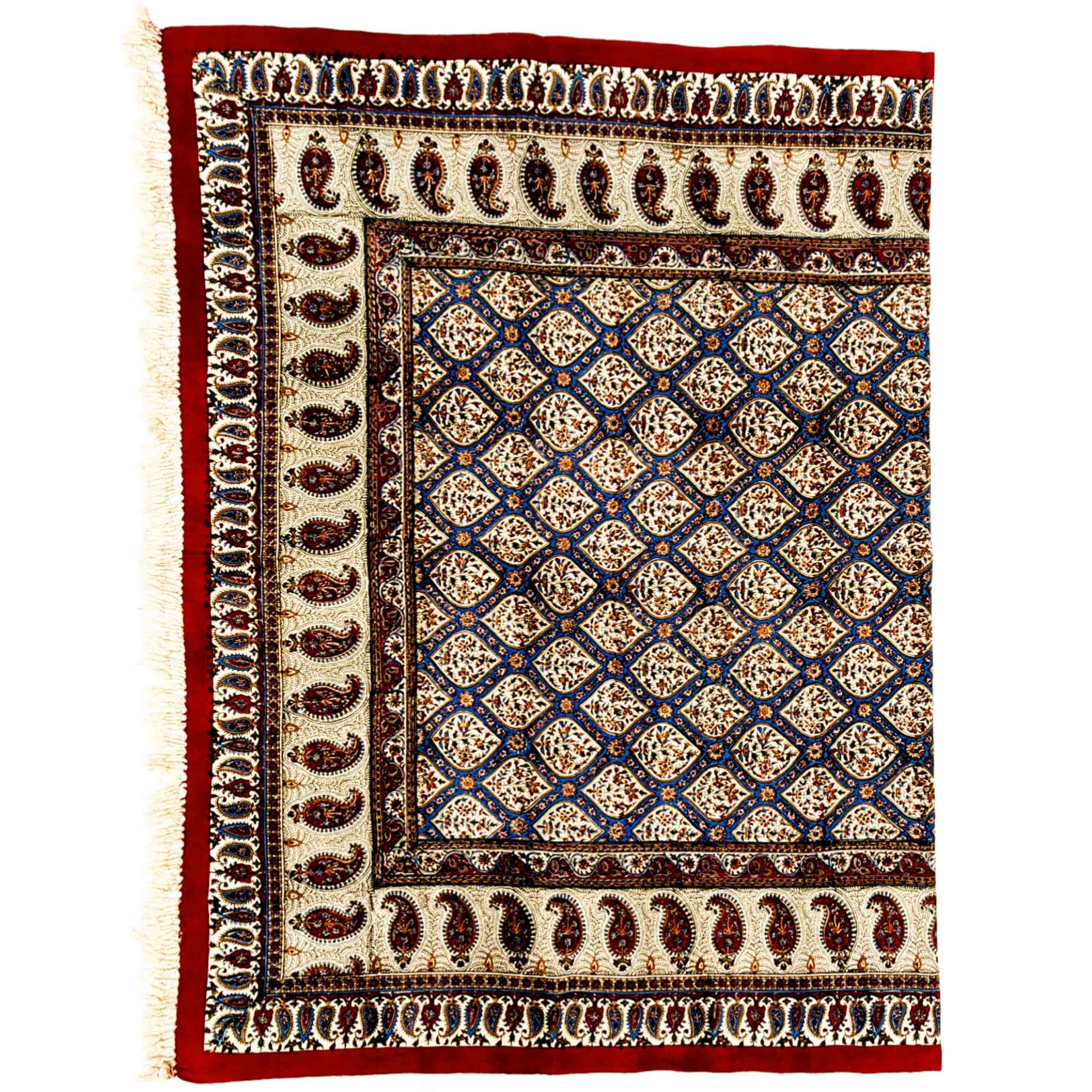 Persische Tischdecke: Kalamkari-Design der Sheikh-Lotfollah-Moschee
