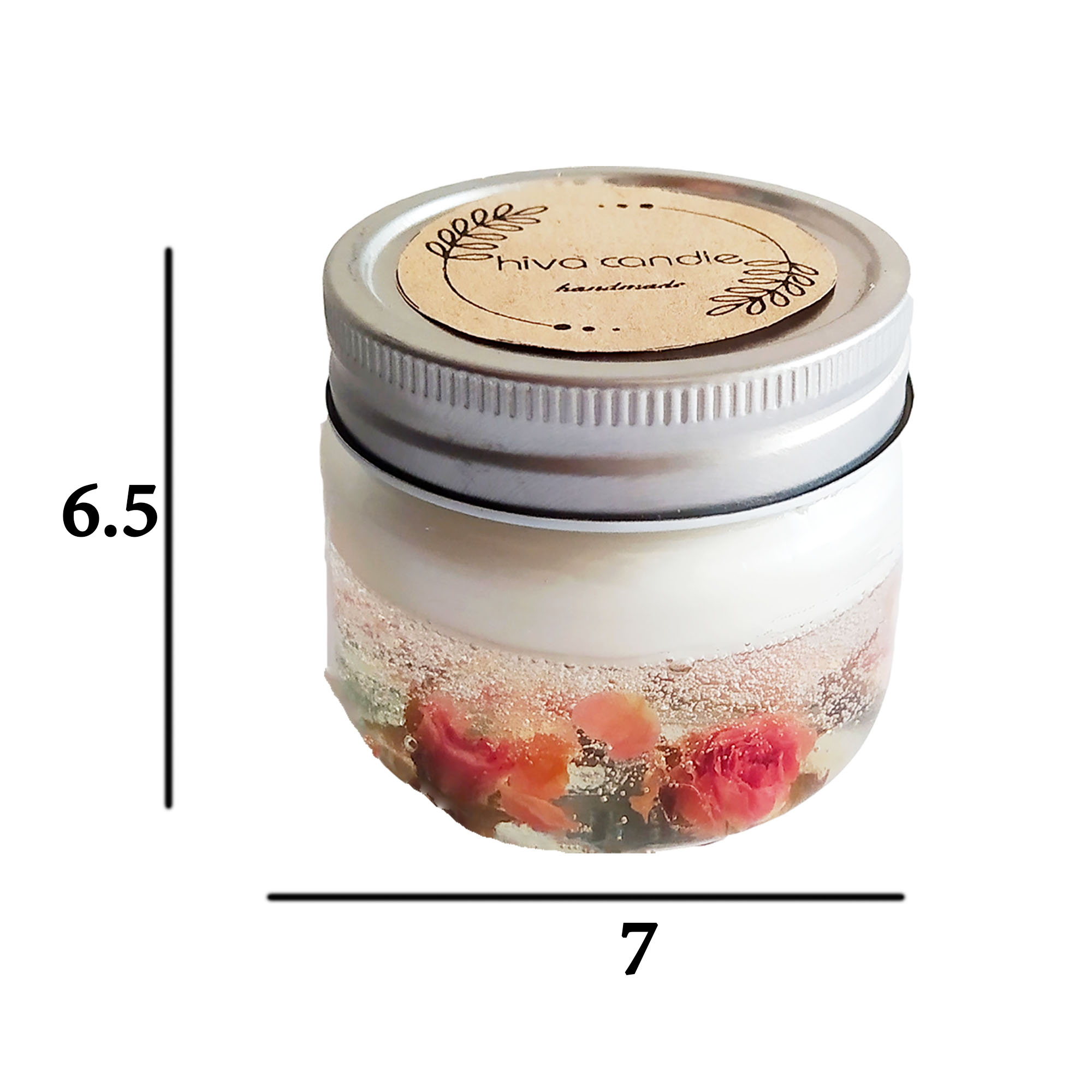 Duftkerze im Glas – Entspannung & jede Gelegenheit mit Rosenblütendesign