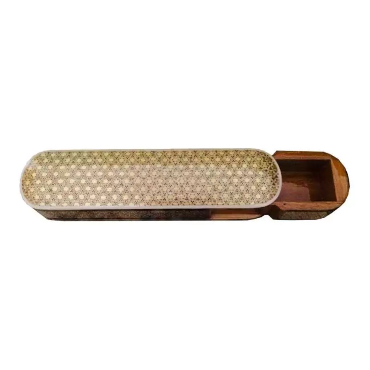 Set aus Khatam-Kari-Stifteboxen und Kartenhaltern – Traditionelle persische Designs