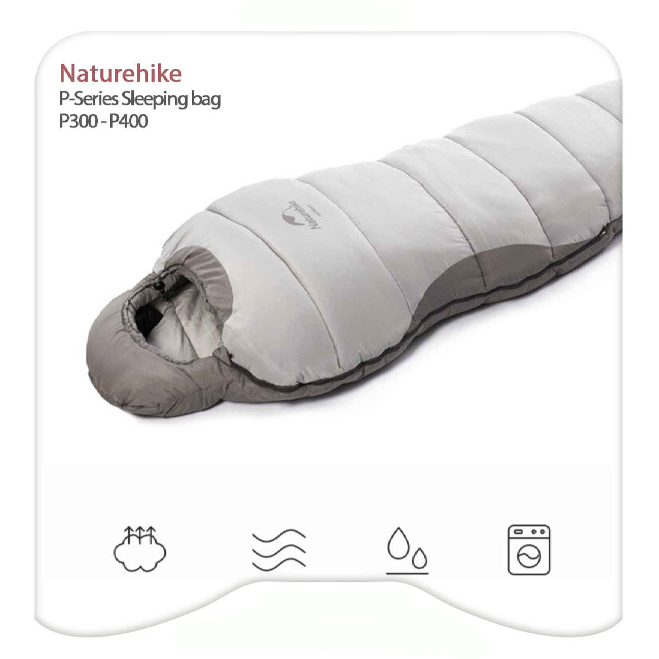 Einzel-Schlafsack – Langlebig, geeignet für Outdoor-Aktivitäten bei kaltem Wetter | Naturehike