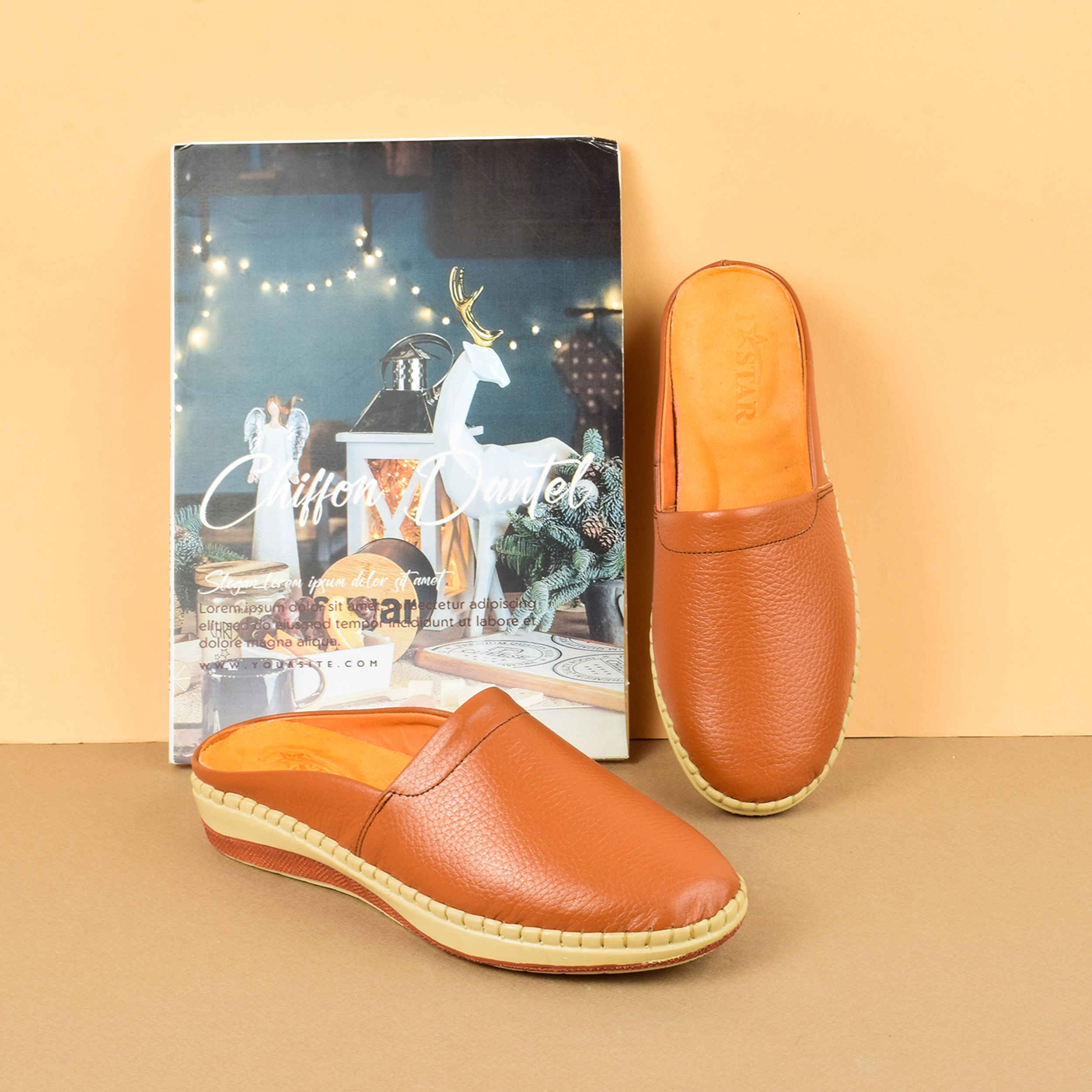 Frauen Mules Schuhe aus natürlichem Leder – Für Komfort und Stil in Braun