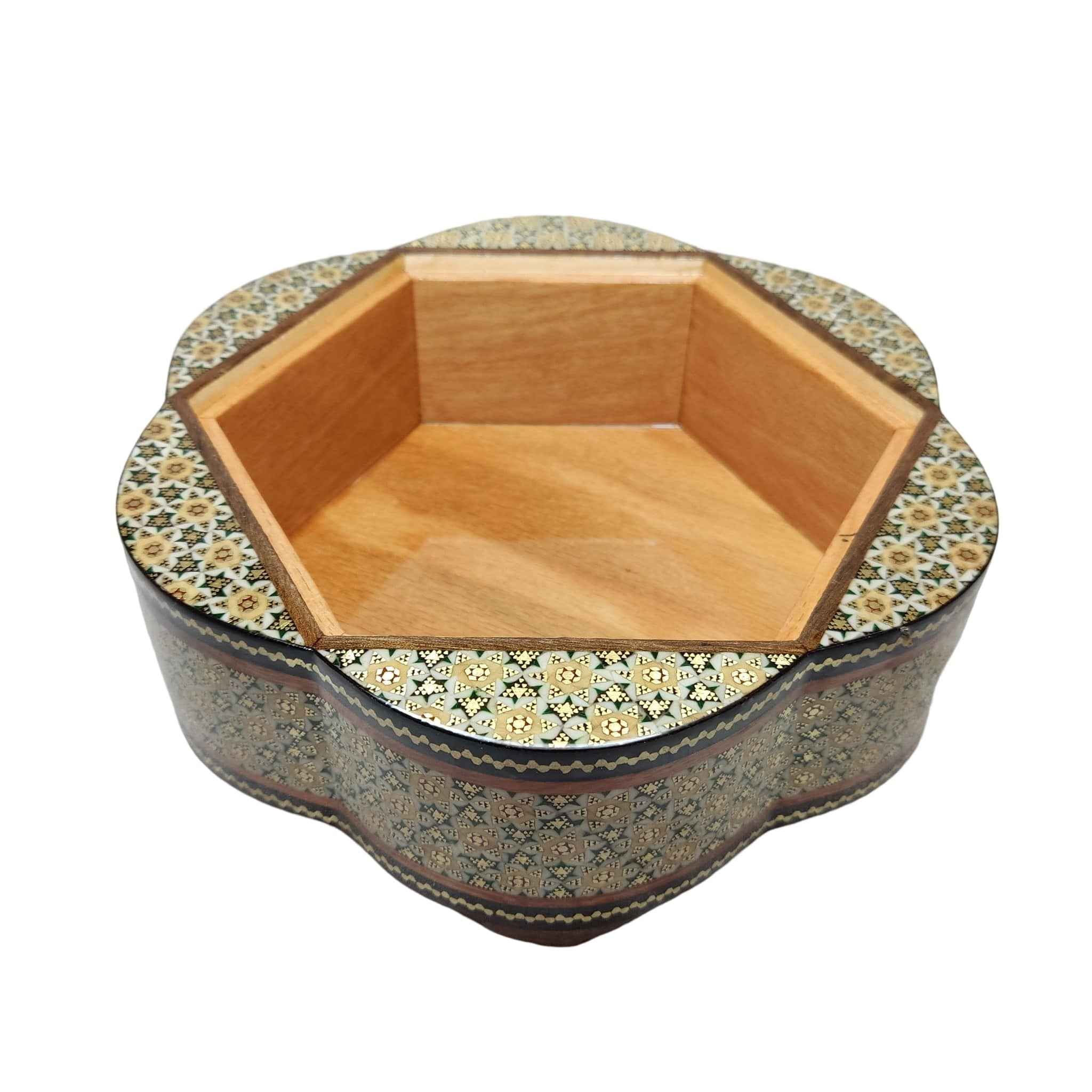 Holz-Einlege-Bonbon-Schale – Perfektes Geschenk für jeden Anlass & Wohndekoration