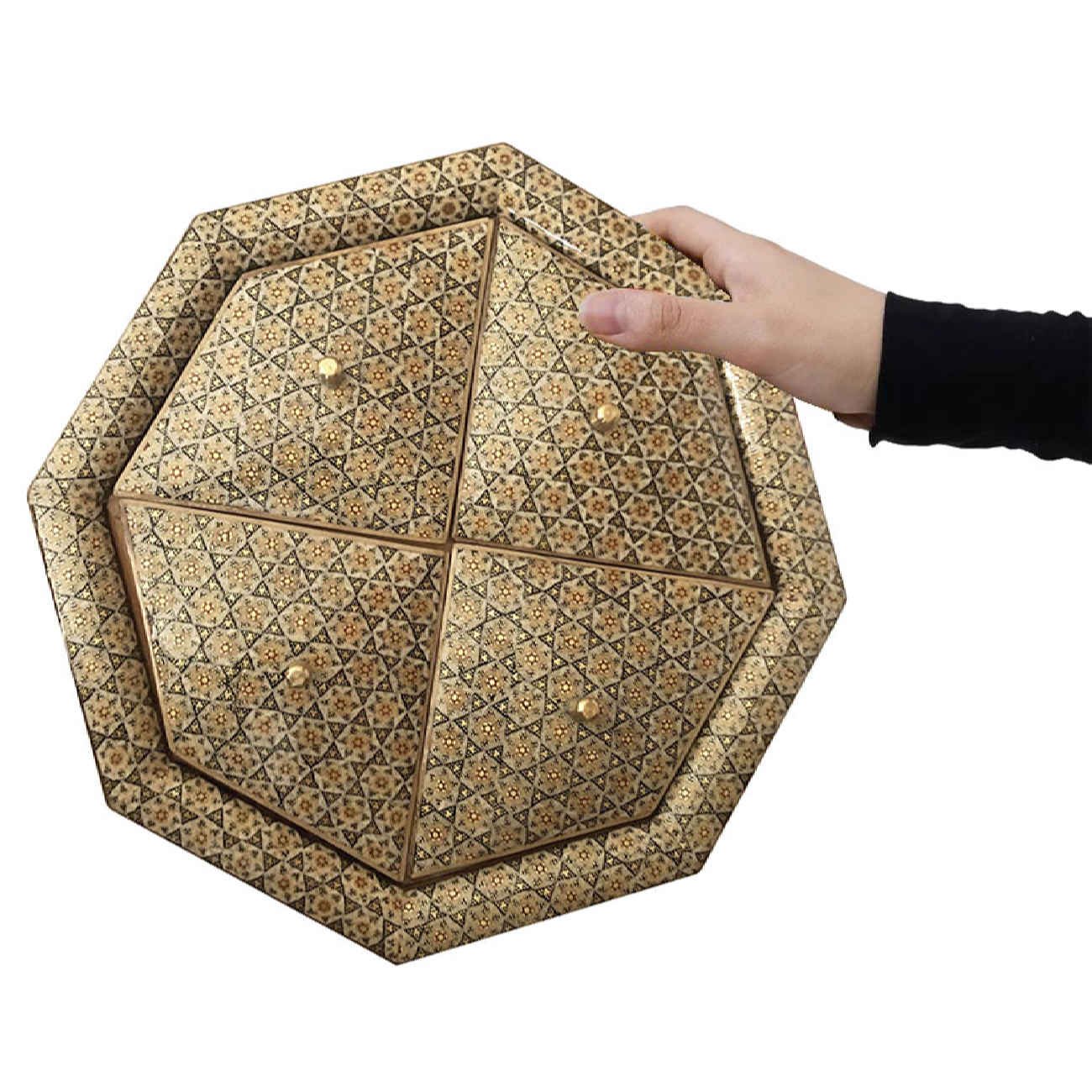 Holz-Einlege-Bonbon-Schale – Perfektes Geschenk für jeden Anlass & Wohndekoration
