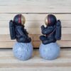 Astronauten-Modell-Statue Set – Faszinierendes Weltraum-Dekor, 2-teilig