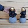 Astronauten-Modell-Statue Set – Faszinierendes Weltraum-Dekor, 2-teilig
