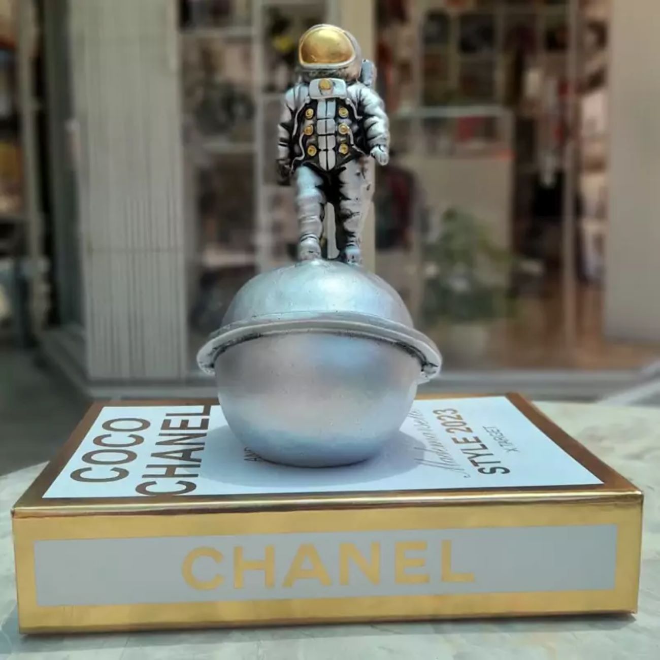 Astronauten-Figuren-Set – Weltraum-Dekor mit Musikelementen, 3-teilig