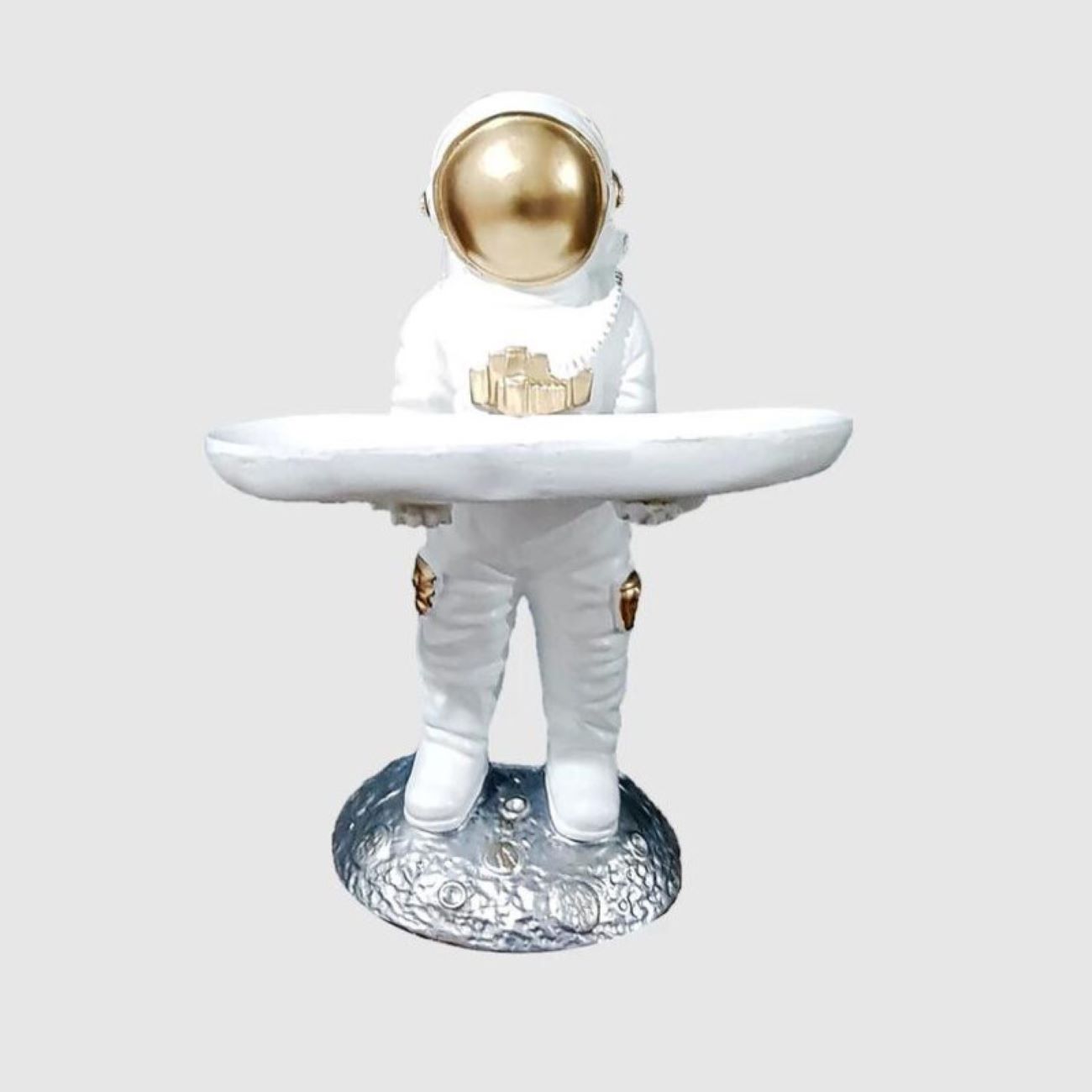 Astronauten-Host-Modell-Statue – Weltraum-Dekor für Zuhause oder Büro