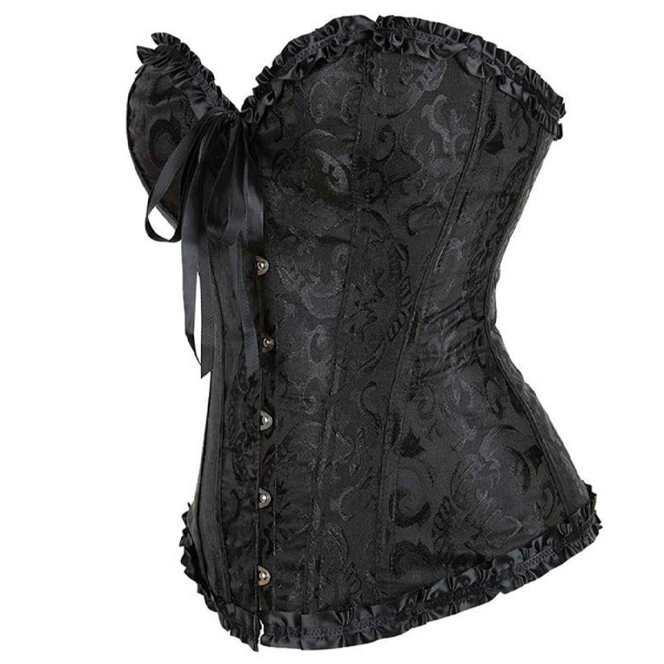 Bustier-Korsett – Mit Stäbchen, Burlesque Basque