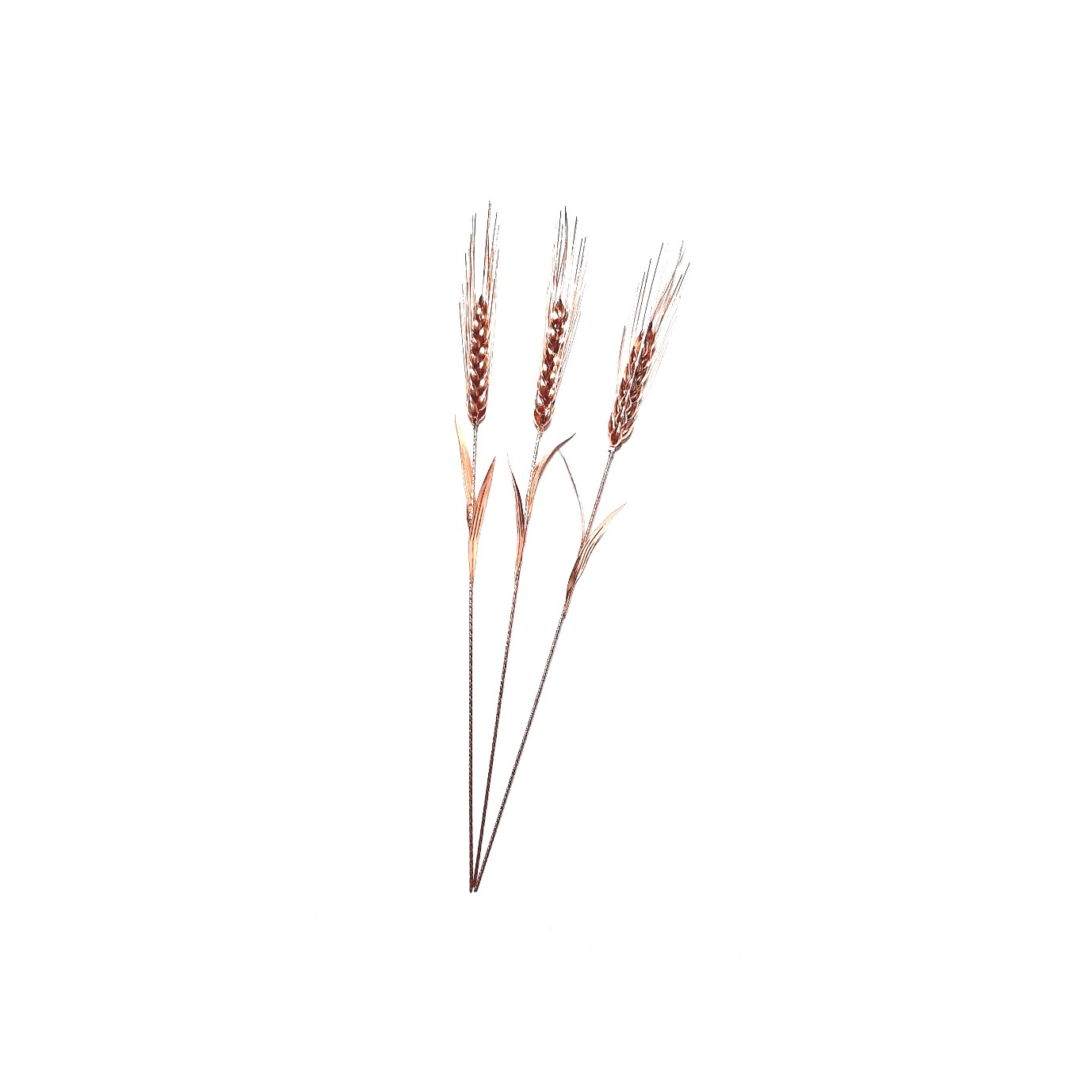 Handgefertigte Dekorative Kupferblume – Florale Kunst für Geschenke & Wohnkultur (x3)