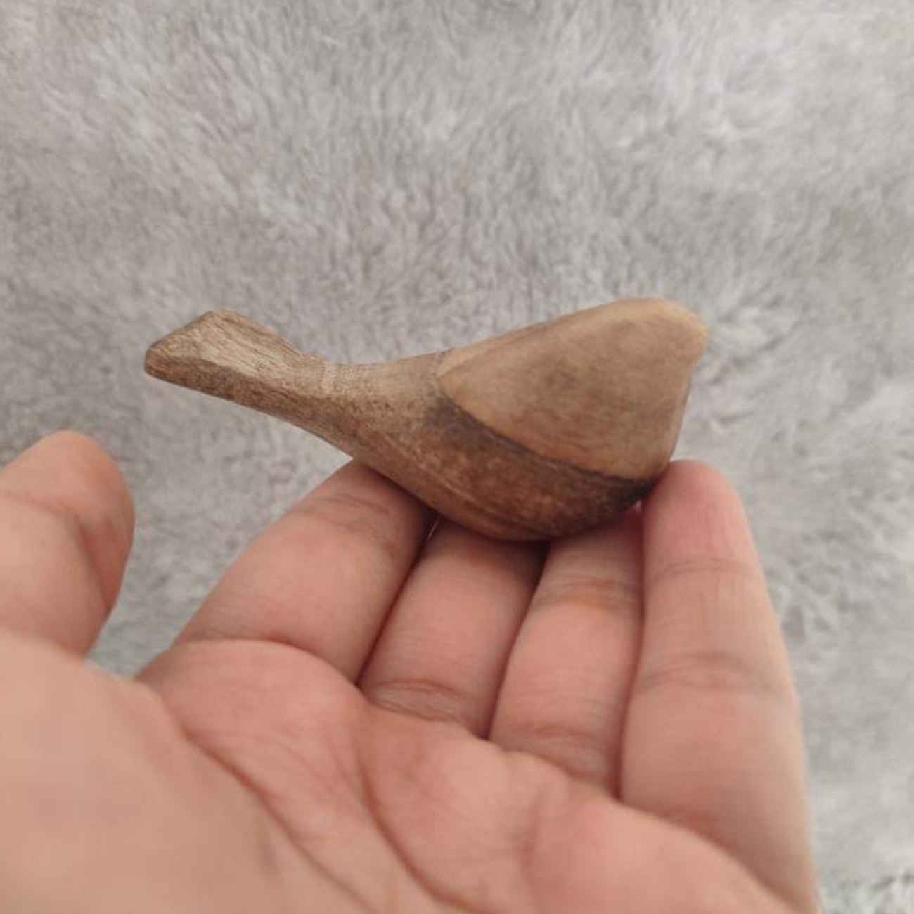 Holz-Vogelfigur – Rustikales 2er-Set für Ihre Deko