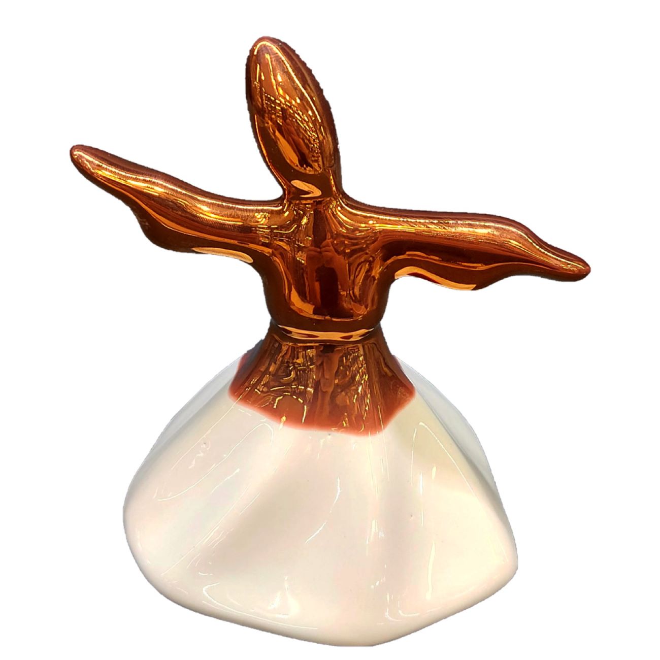 Elegante Keramik Sama Tanz Skulptur – Handgefertigte Kunst und spirituelle Schönheit