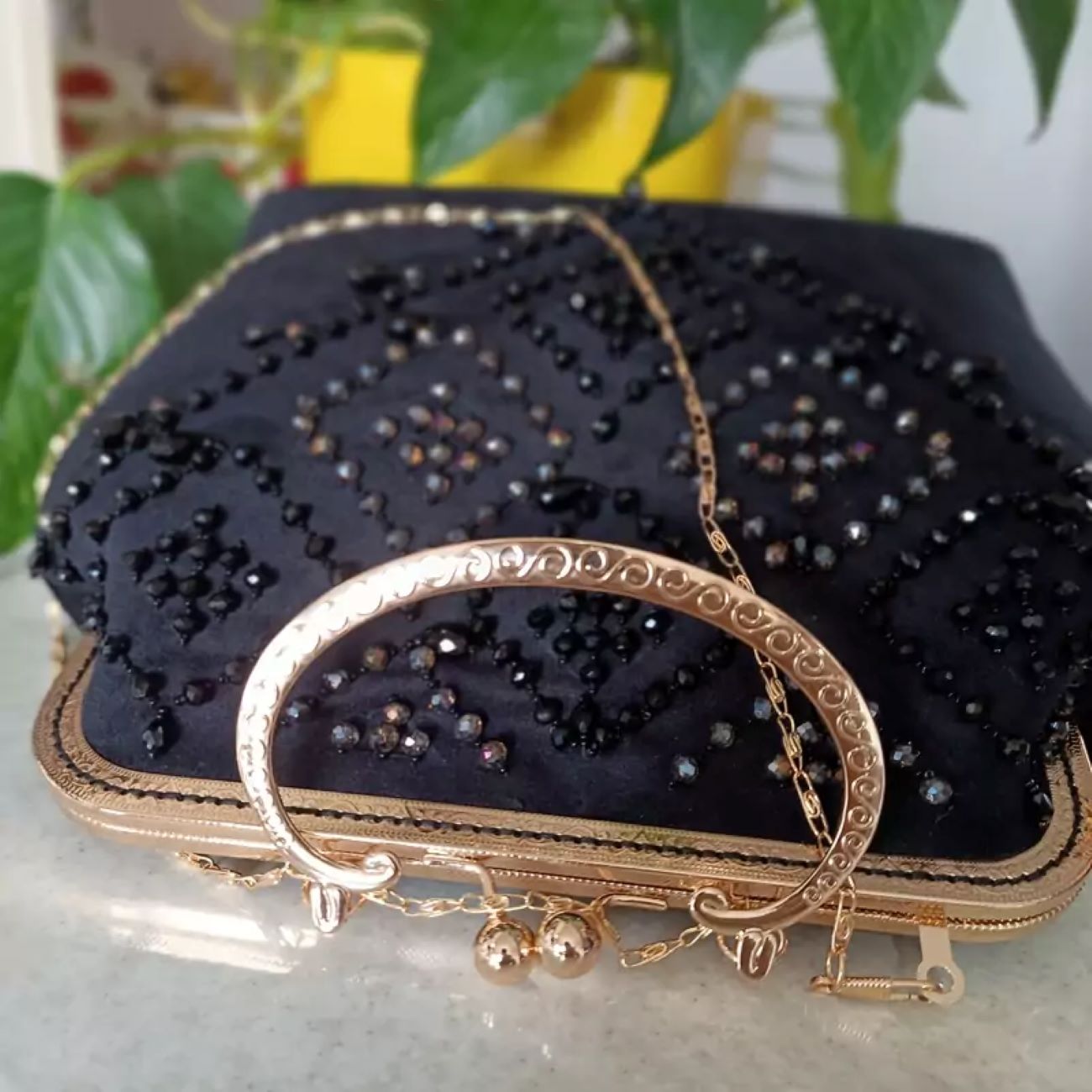 Handbestickte Perlen Tasche in Schönem und Eleganten Design