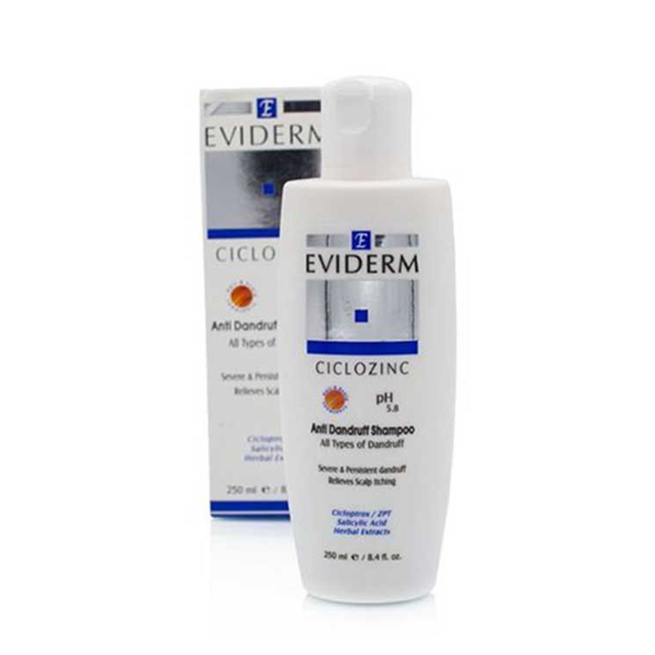 Eviderm Anti-Schuppen Shampoo, mit Ciclopirox, 250 ml