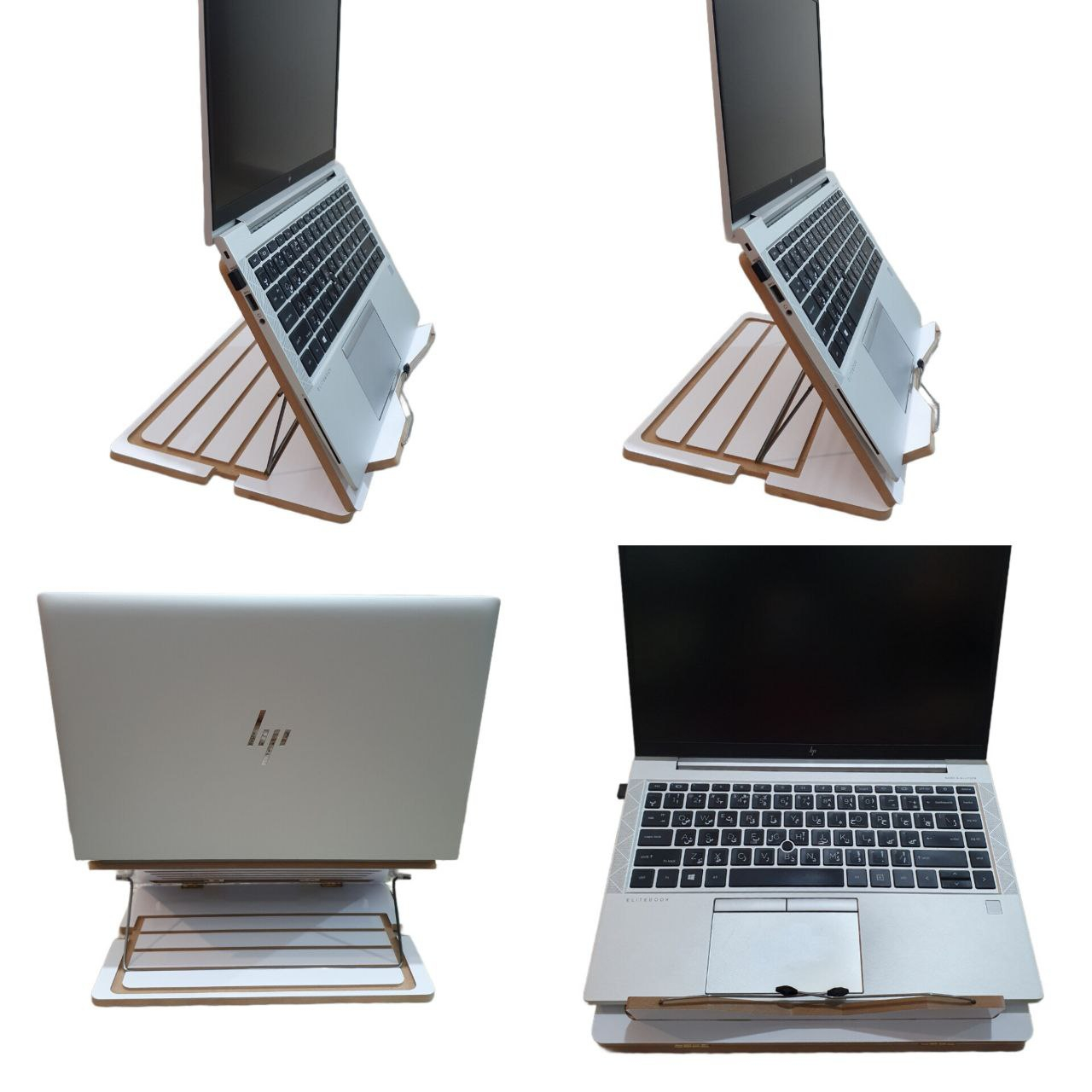 Faltbarer Holz-Buchständer – Perfekt für Bücher, Tablets und Laptops