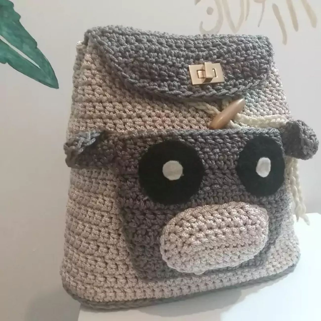 Macrame Sling Tasche für Frauen – Handgewebt Modell Circular