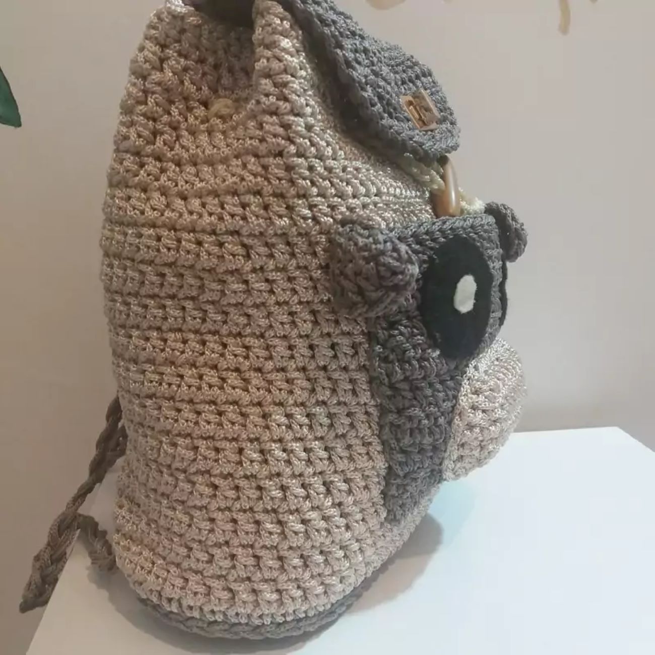 Handgefertigter Häkel-Rucksack für Kinder im Cartoon-Design – Süß und Stilvoll