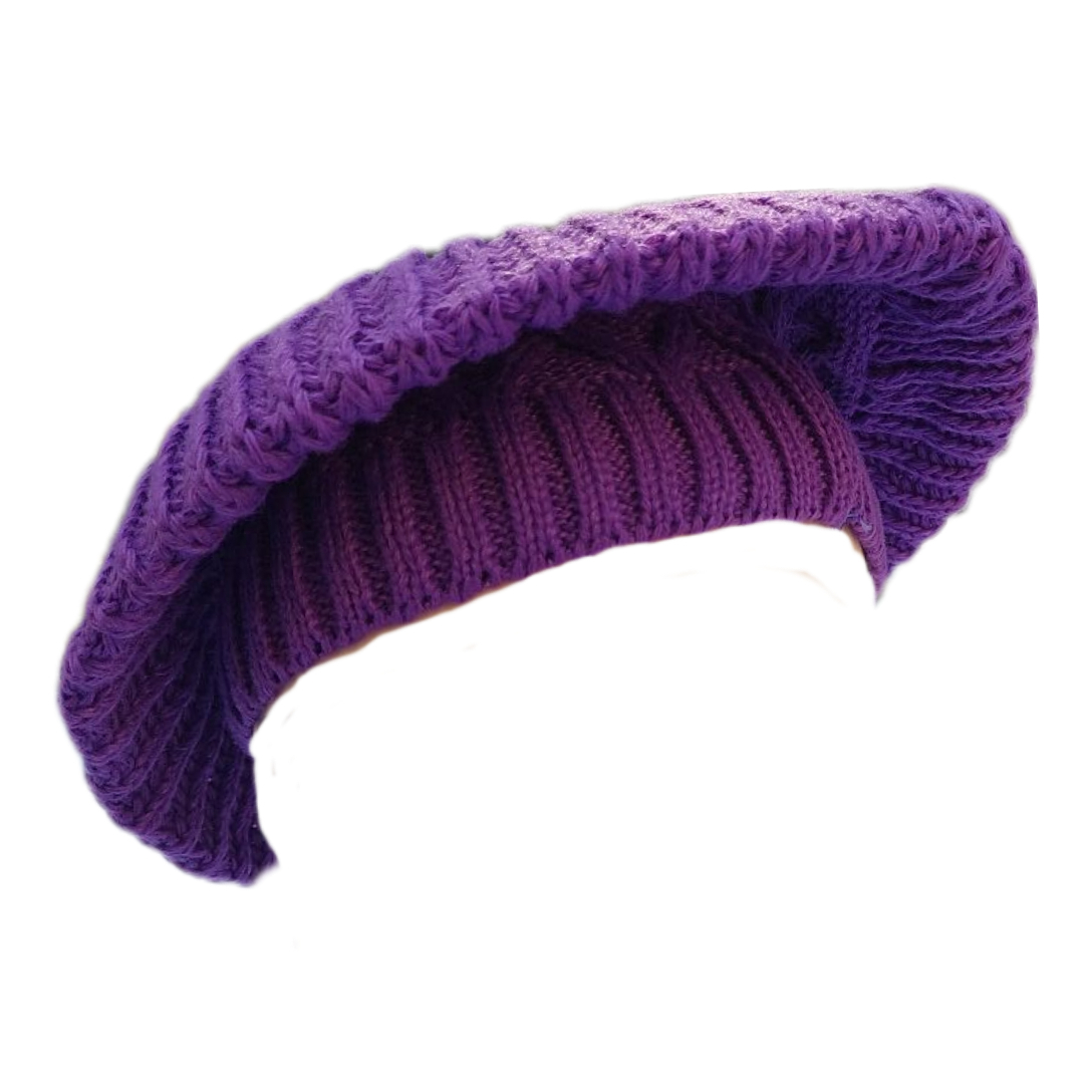 Gestrickte Baskenmütze – Weiches & bequemes Winteraccessoire