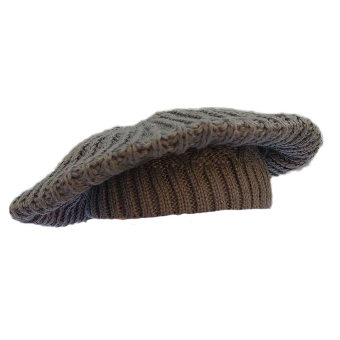 Gestrickte Baskenmütze – Weiches & bequemes Winteraccessoire