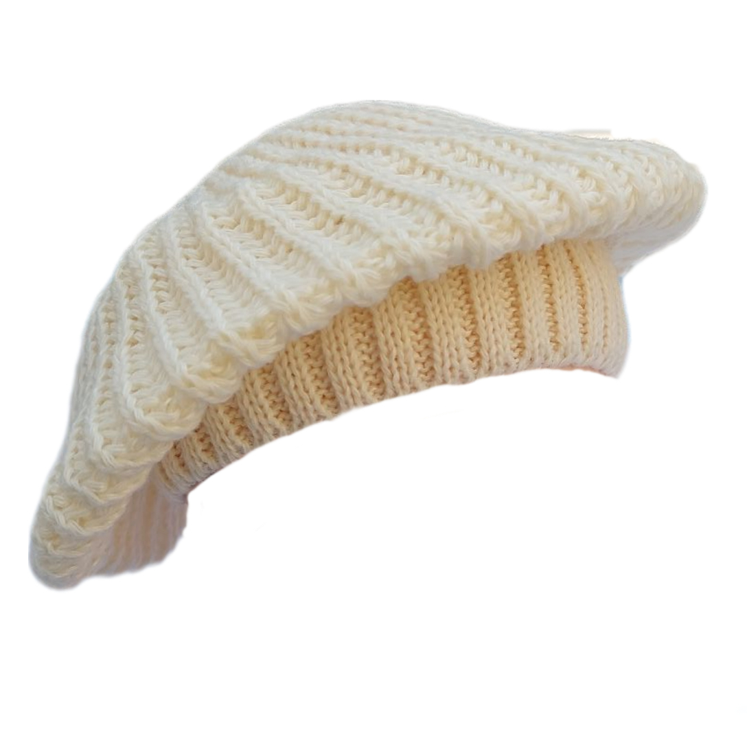 Gestrickte Baskenmütze – Weiches & bequemes Winteraccessoire