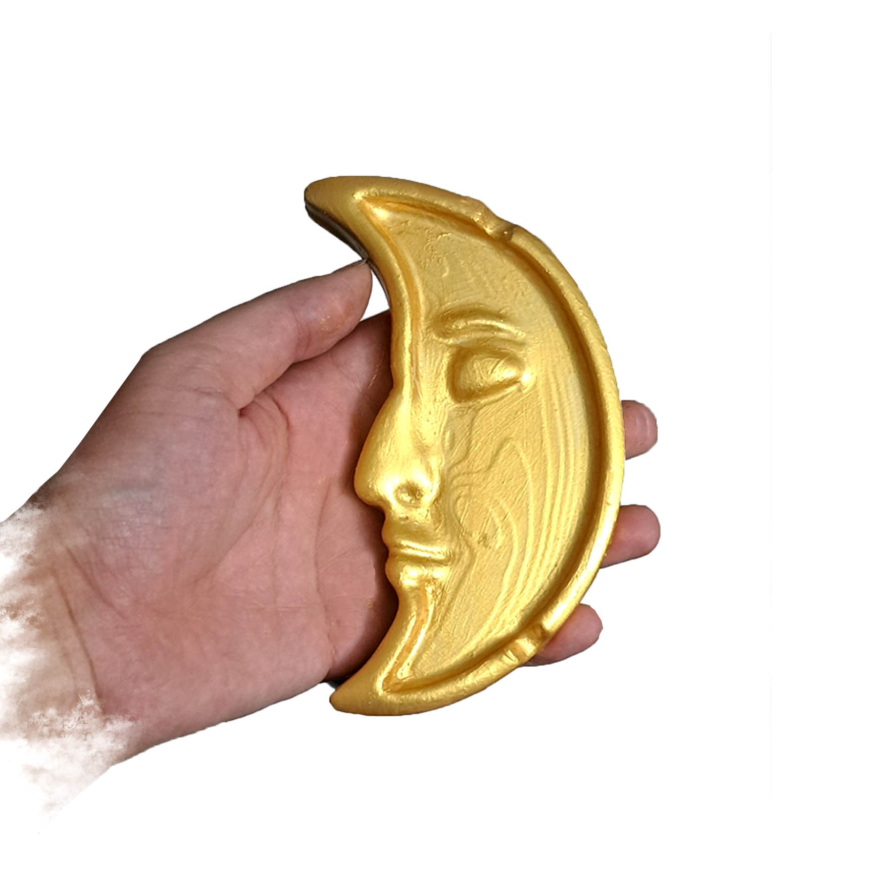 Besonderer Aschenbecher aus Keramik – Halbmond-Design, einzigartiges Raucherzubehör