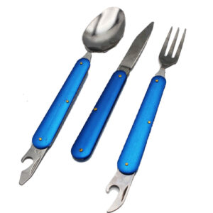 Tragbares Reisebesteck-Set – Kompakt und praktisch, ideal für Camping