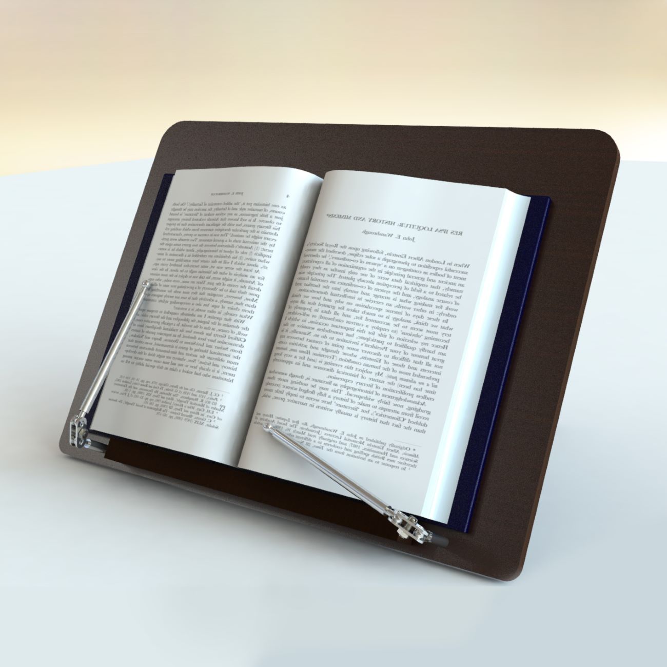 Hochwertige verstellbare Holz-Buchstütze – Für komfortables Lesen und Schreiben