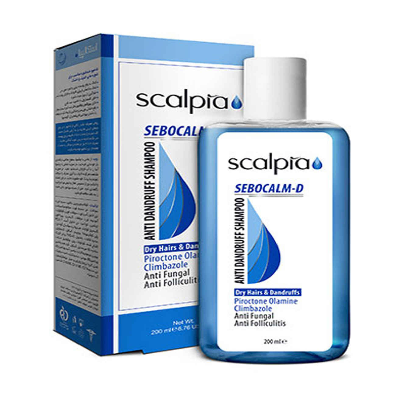 Scalpia Anti-Schuppen Shampoo für trockenes Haar (2er Pack)