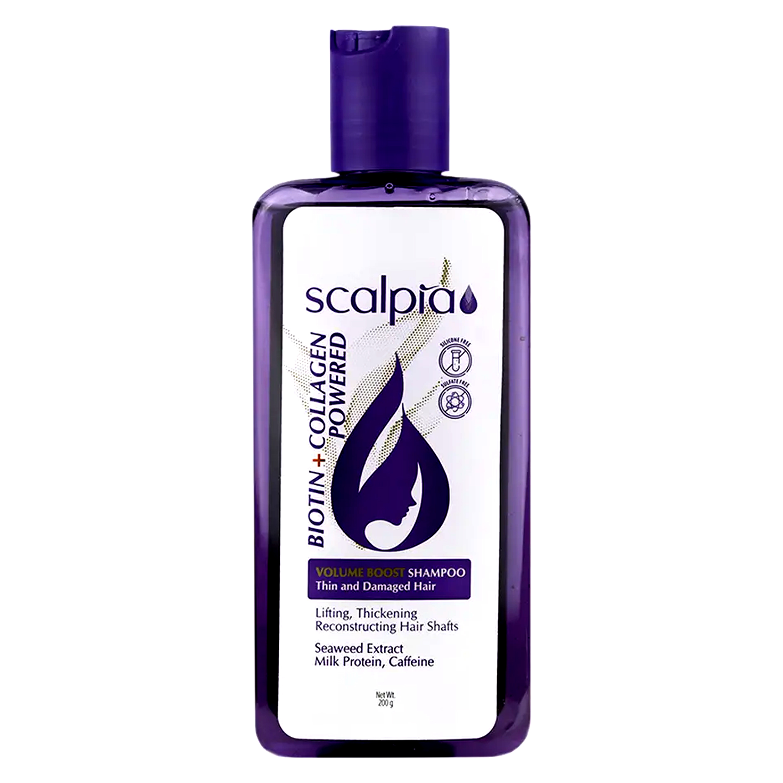 Scalpia Volumenshampoo mit Biotin & Kollagen für dünnes Haar (2er Pack)