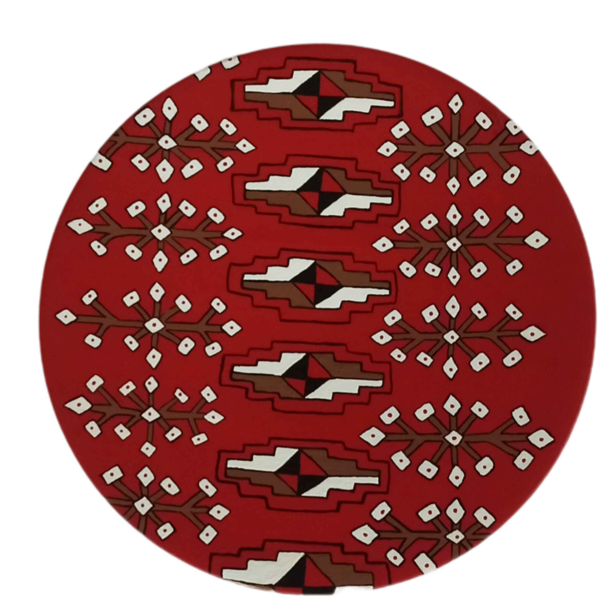 handbemalten Keramiktellern im persischen Design, Set aus 5