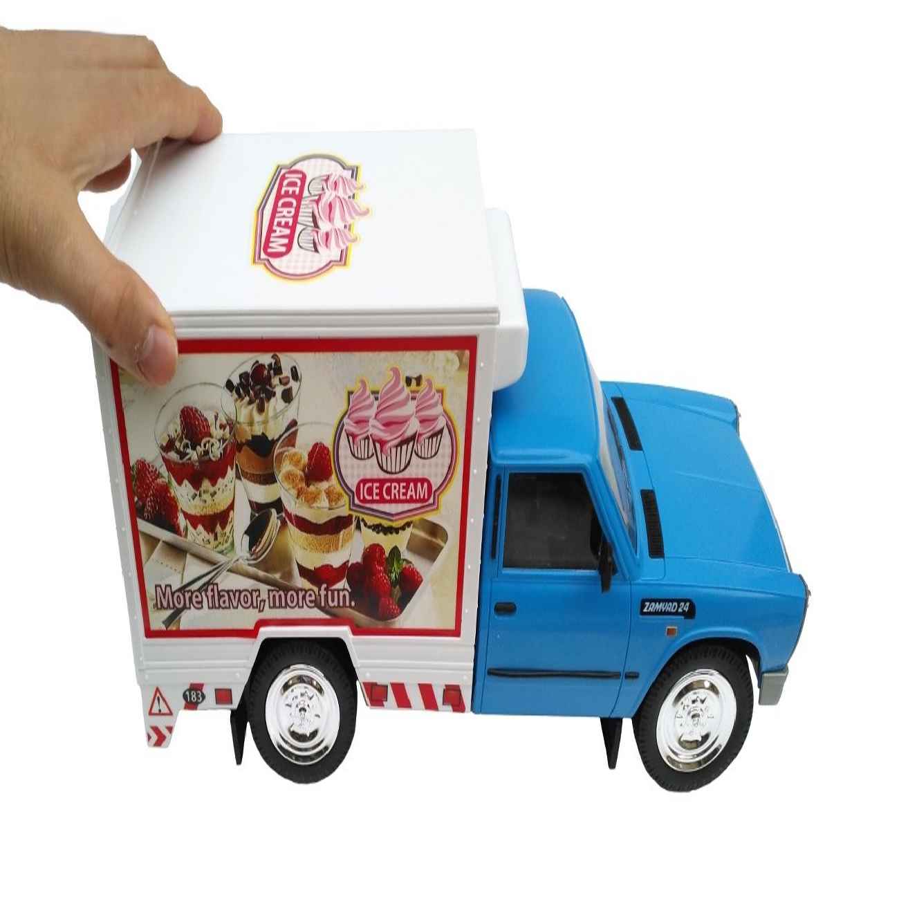Nissan Junior 1956 Kühlwagen Spielzeug – Modell für Eiscreme-Transport
