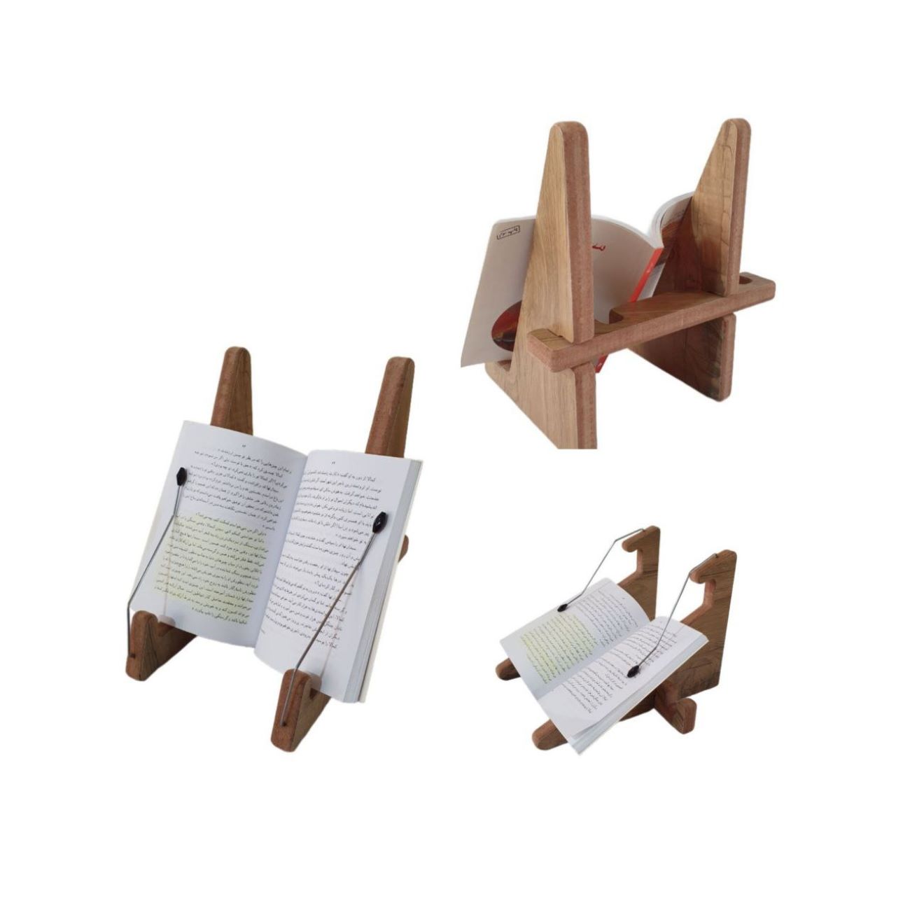 Holz-Buchstütze – Elegant und robust für Lesen, Lernen und Präsentieren