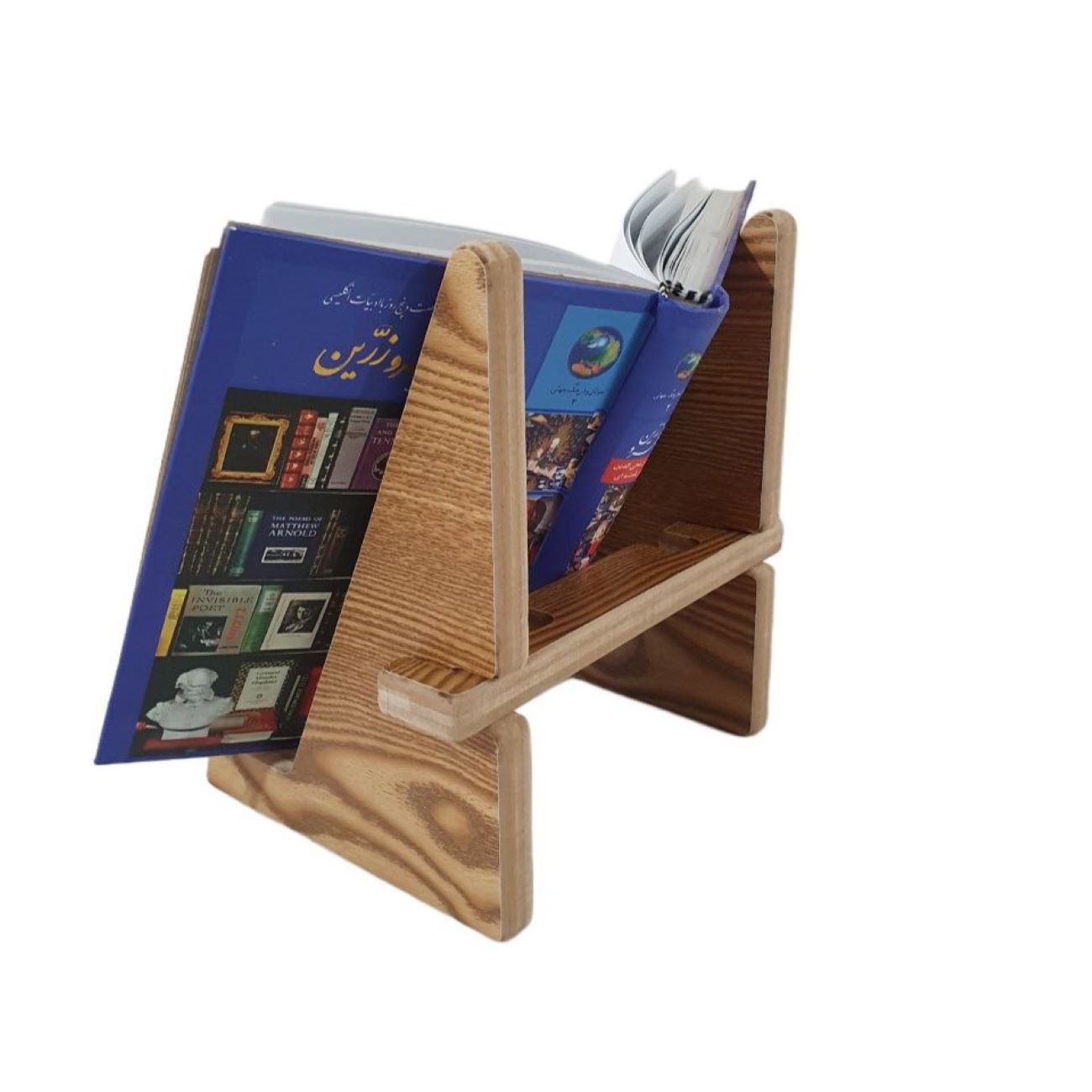 Holz-Buchstütze – Elegant und robust für Lesen, Lernen und Präsentieren