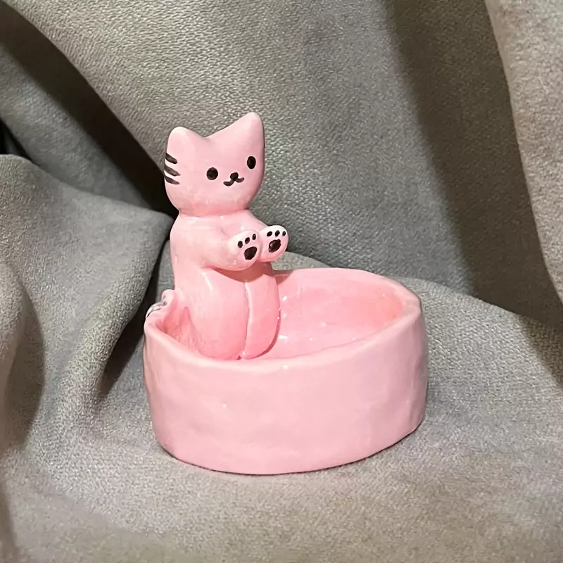 Keramik-Kerzenhalter – Katzen-Design, beleuchtet Ihren Raum stilvoll