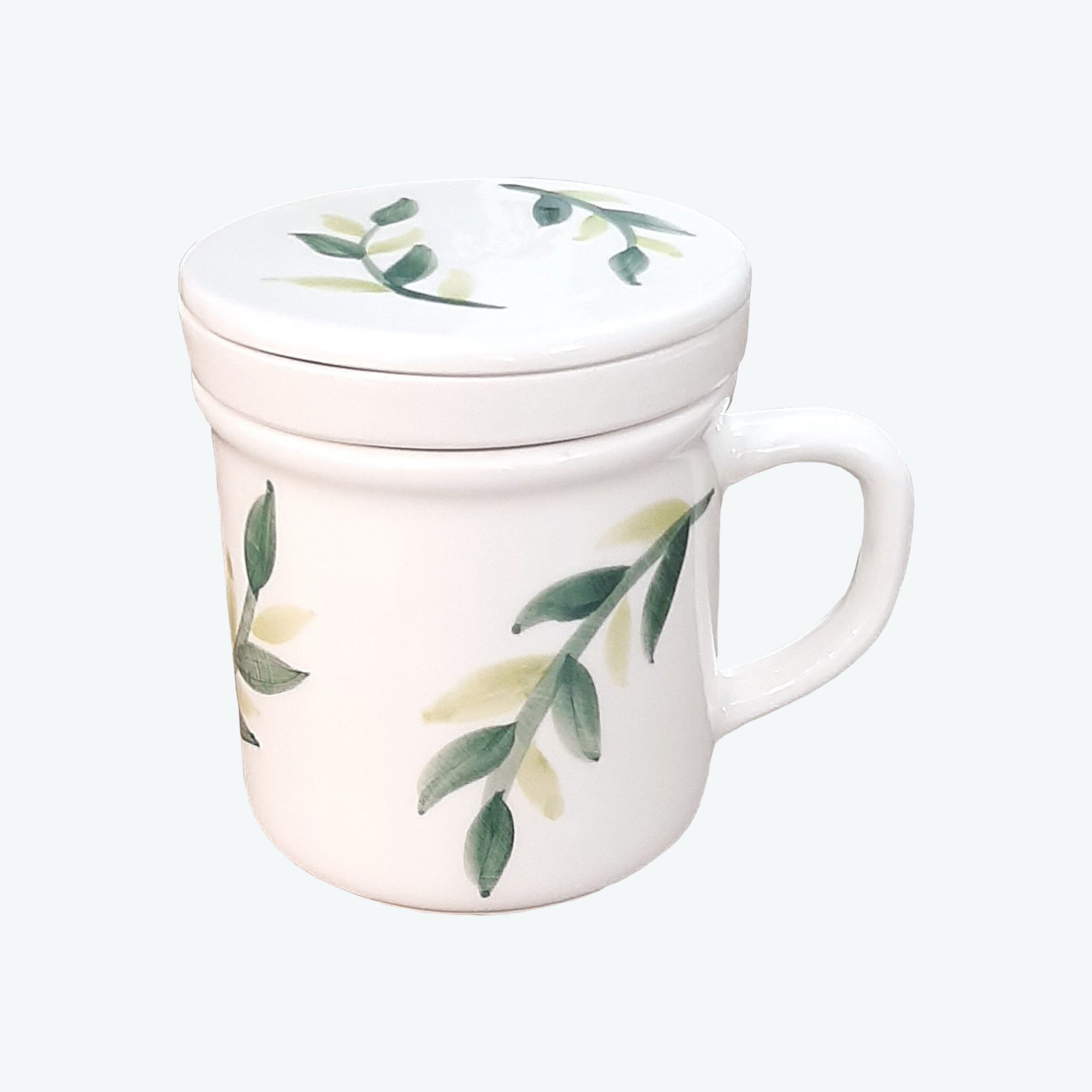 Persische Keramik Kaffeetasse mit herzförmigem Griff