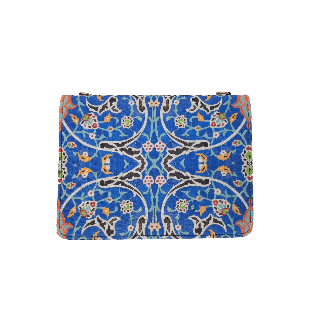 Handtasche mit Kette & passendem Schal mit traditionellem iranischen Design