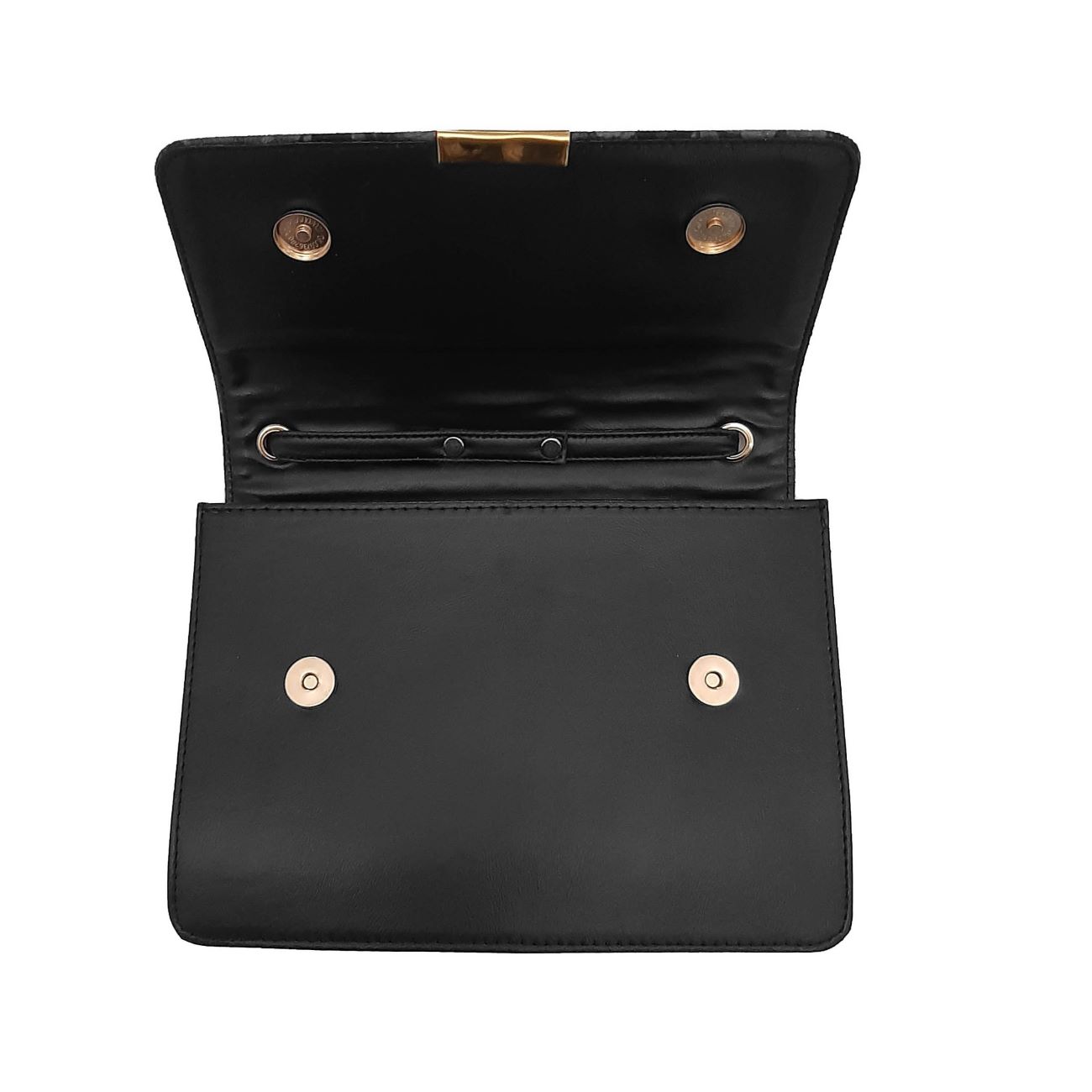 Elegante Umhängetasche mit Kette und passendem Schal