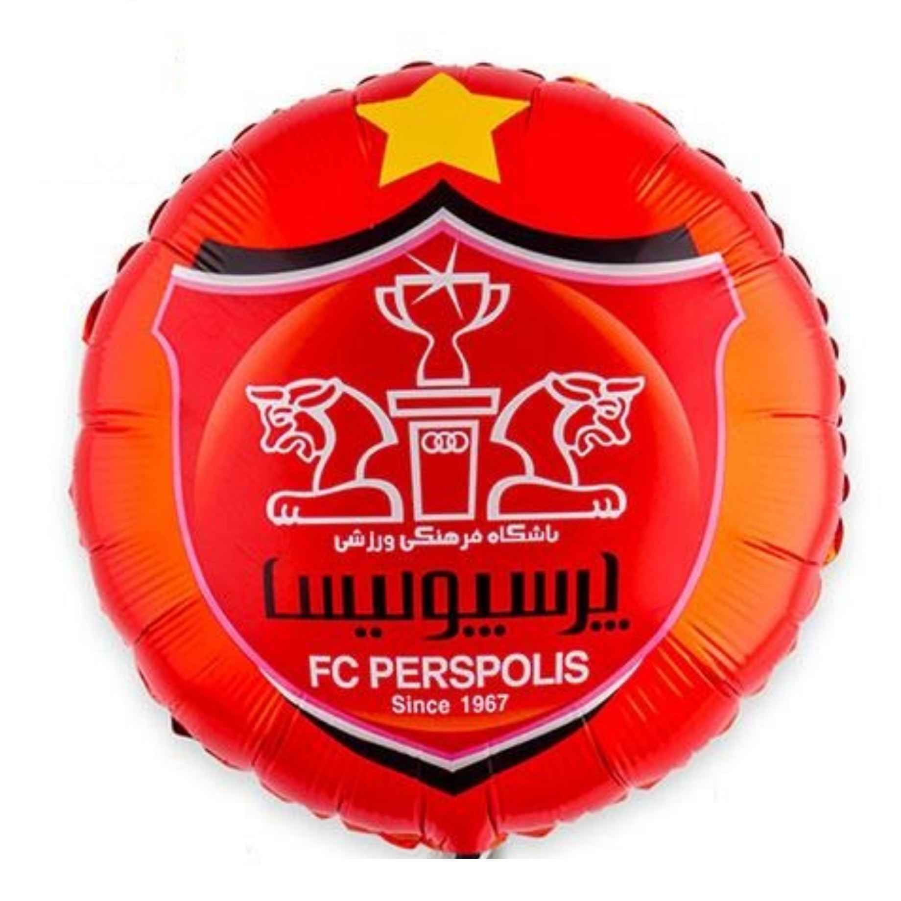 Folienballon-Set mit Persepolis Fußballteam-Design, 5er-Set