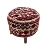 Luxuriöser Teppich-Pouf mit zeitlosem Design – Iranische Handwerkskunst