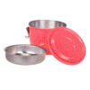 Outdoor-Campingtopf mit Deckel – Perfekt zum Kochen auf Herd oder Feuer